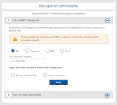 RECUPERACION DE CONTRASEÑA BNE