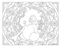 Mandalas de pokemon para colorear