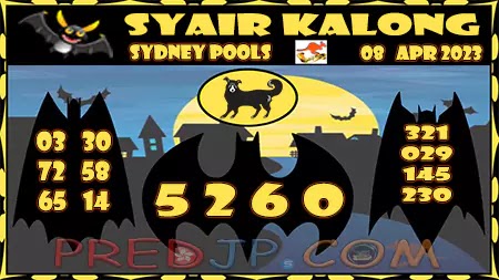 Prediksi Sydney Kalong Keramat Sabtu 08-Apr-2023