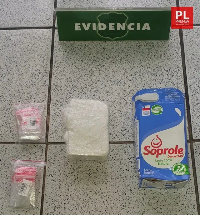 Evidencia - cocaína