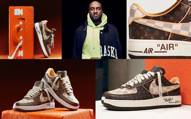 Sneakers designed by Virgil Abloh fetch $25m, with one pair going