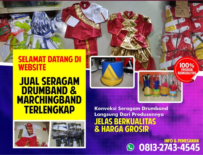 Jual seragam drumband dan marchingband smp Riau