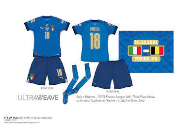 Italy 2021 PUMA Ultraweave Home Kit - FOOTBALL FASHION