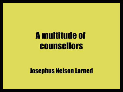 A multitude of counsellors