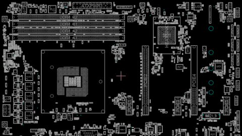 BOARDVIEW ASROCK B150A-X1 HYPER REV 1.01 70-MXB210-A11