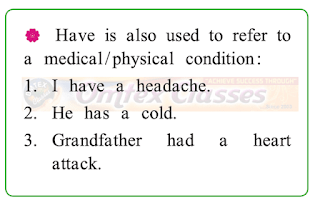 1.4 Have you thought of the verb ‘have’... [Latest edition] Balbharati solutions for English Kumarbharati 9th Standard Maharashtra State Board