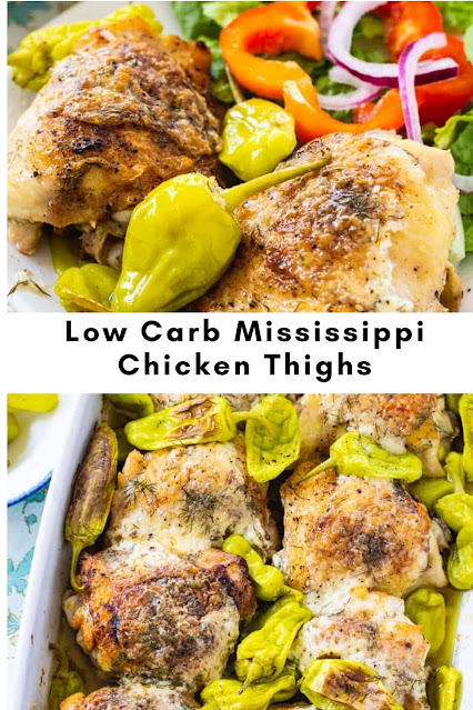 LOW CARB MISSISSIPPI CHICKEN THIGHS