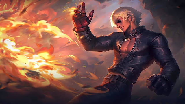 gusion k kof skin wallpaper hd mobile legends