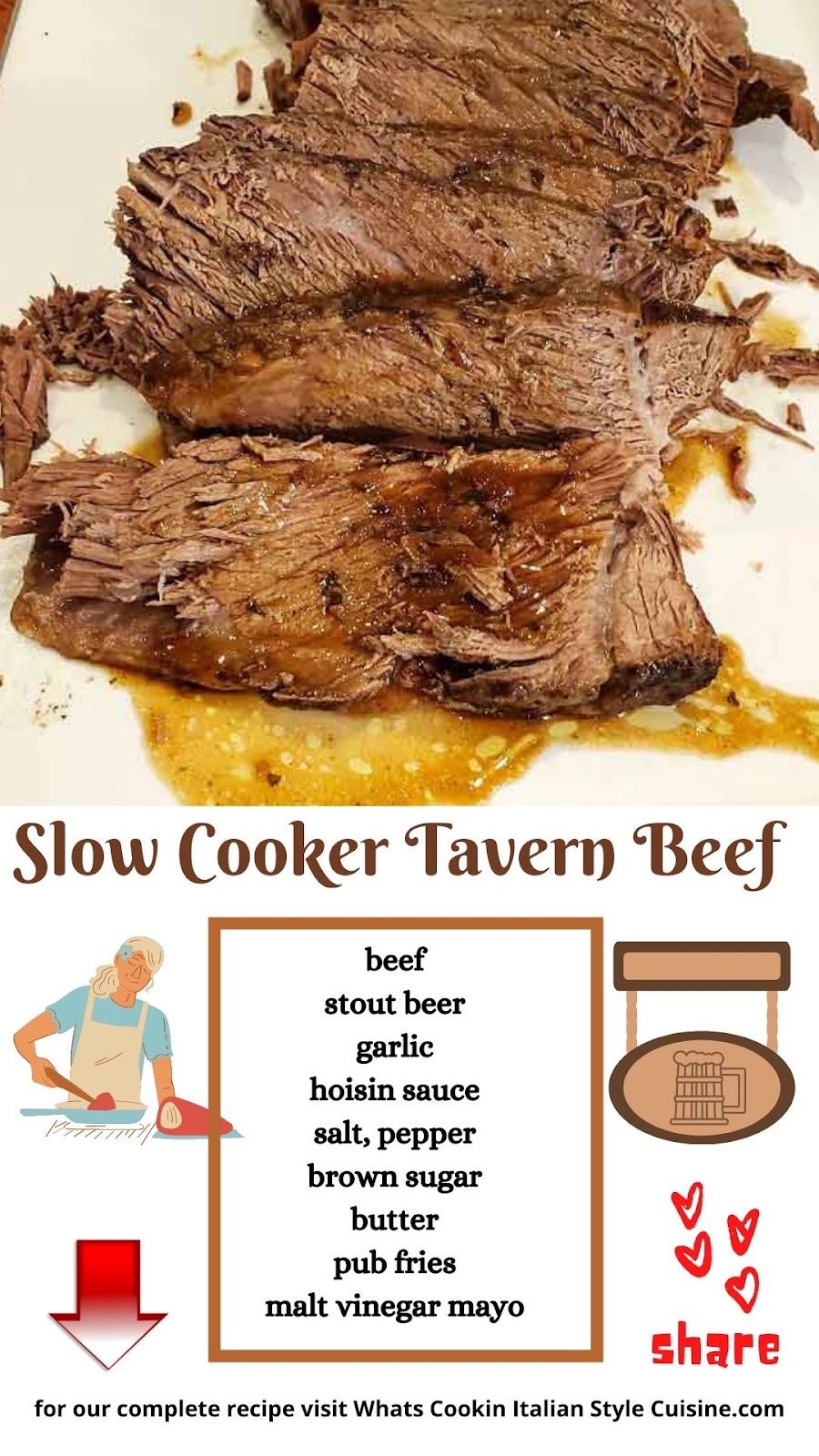 pin for later slow cooker beef