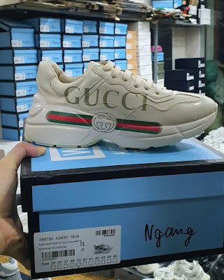 Giày Gucci Rhyton Logo Leather đẳng cấp và sang trọng