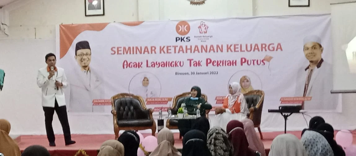 BPKK PKS Bireuen Sukses Gelar Seminar Ketahanan Keluarga