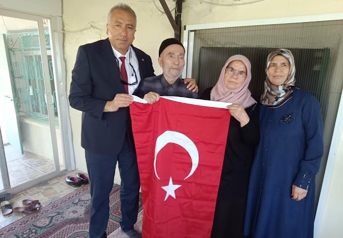 ​Türkiye Harp Malulü Gaziler, Şehit Dul ve Yetimleri Derneği​ Konya Şubesinden Bozkırlı Gaziye ziyaret.