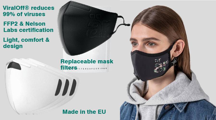 Is it safe to use reusable face mask? Self-cleaning mask with Nanofilter technology