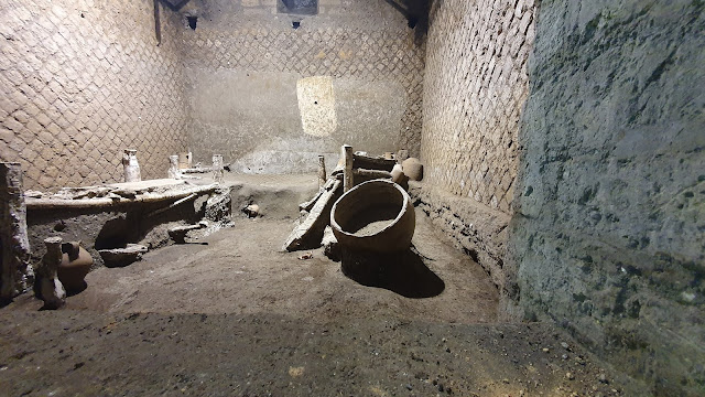 Slave room discovered at the Civita Giuliana villa north of Pompeii