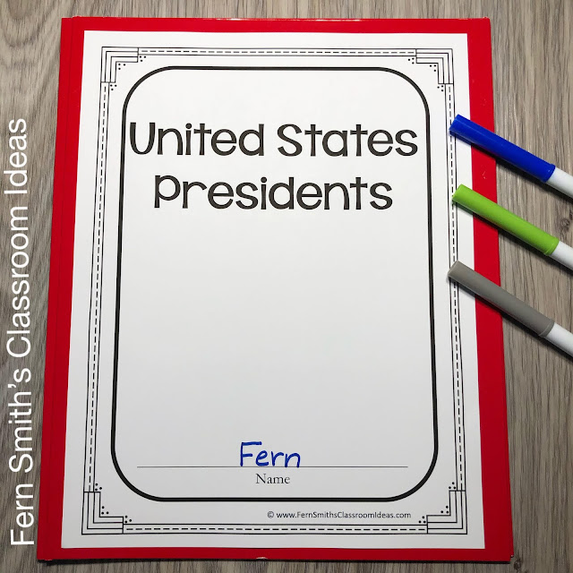 Click Here to Get This United States Presidents Class Project for 2nd and 3rd Grade