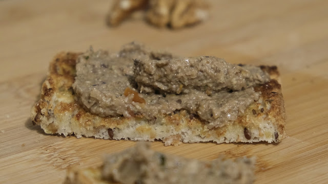 Mushroom pate on toast