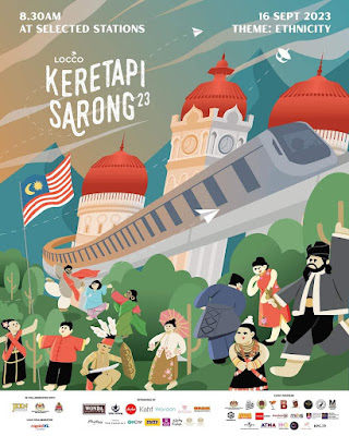 HARI MALAYSIA: KERETAPI SARONG 2023 UMUM LOKASI PERTEMUAN RAHSIA DI DATARAN MERDEKA