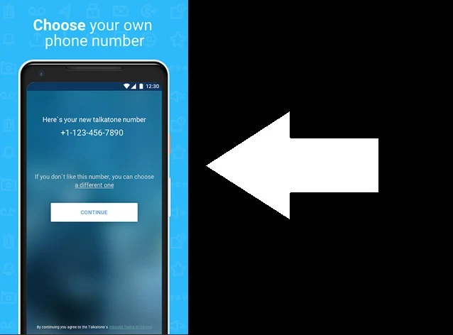 شرح تطبيق Talkatone للحصول على رقم امريكي لتفعيل الواتس اب