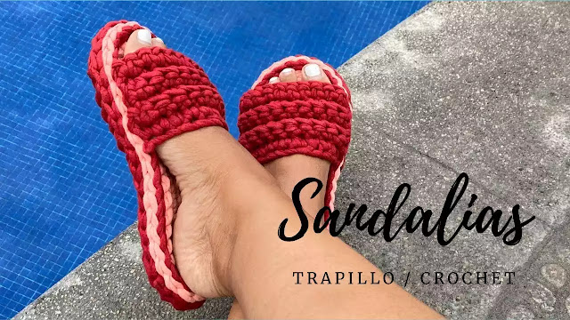 PASO A PASO GRATIS de Sandalias a Crochet
