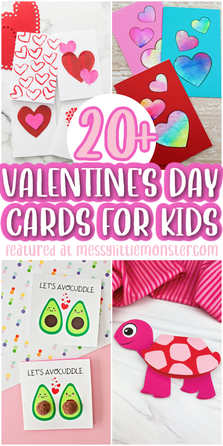 Handmade valentine cards to make. Valentine card ideas for kids.