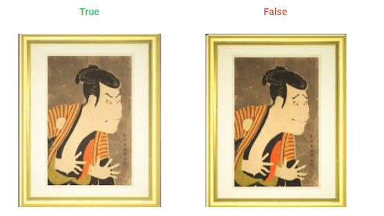 works of art and differences from their fakes