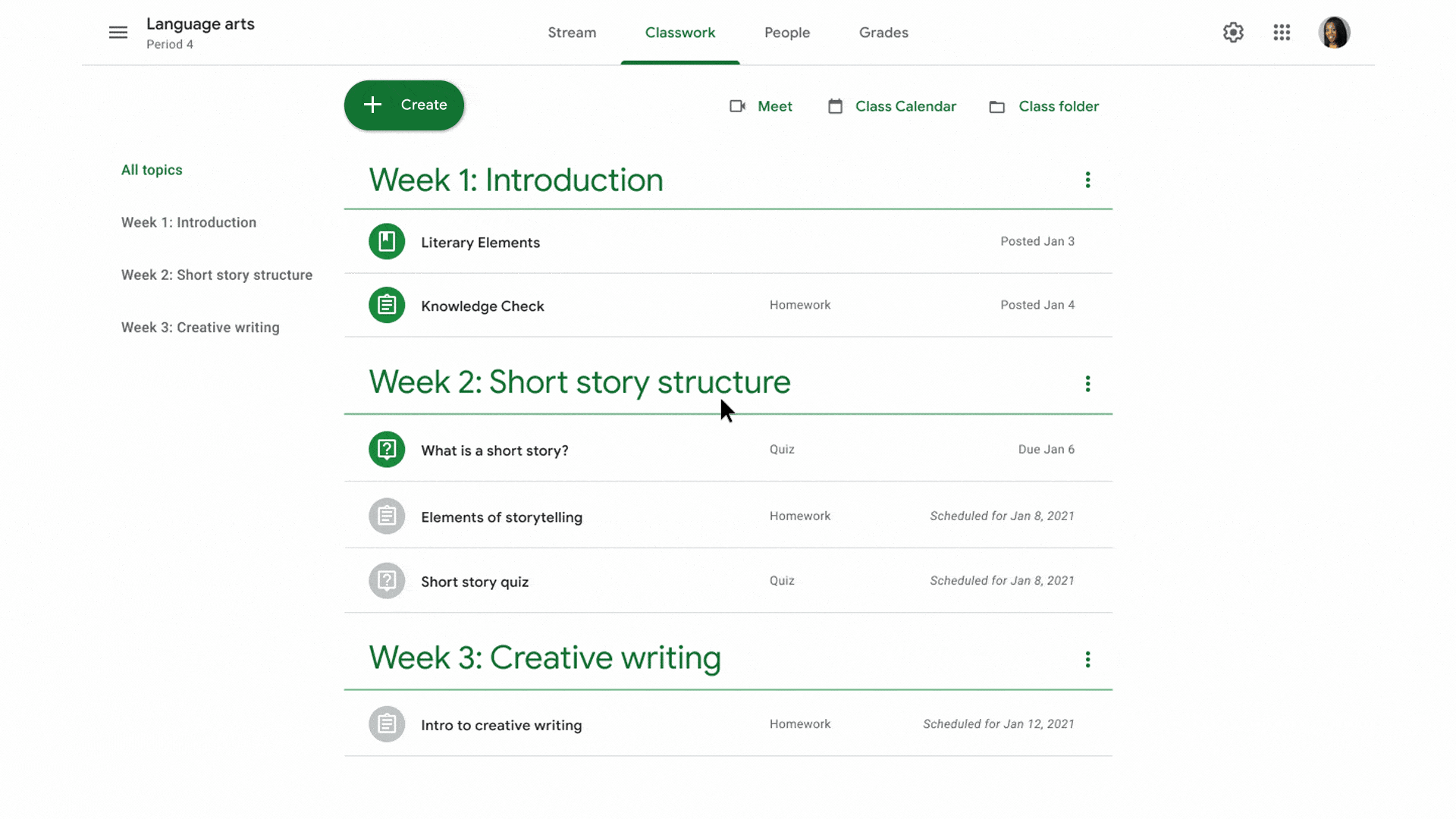 how to schedule assignment on google classroom