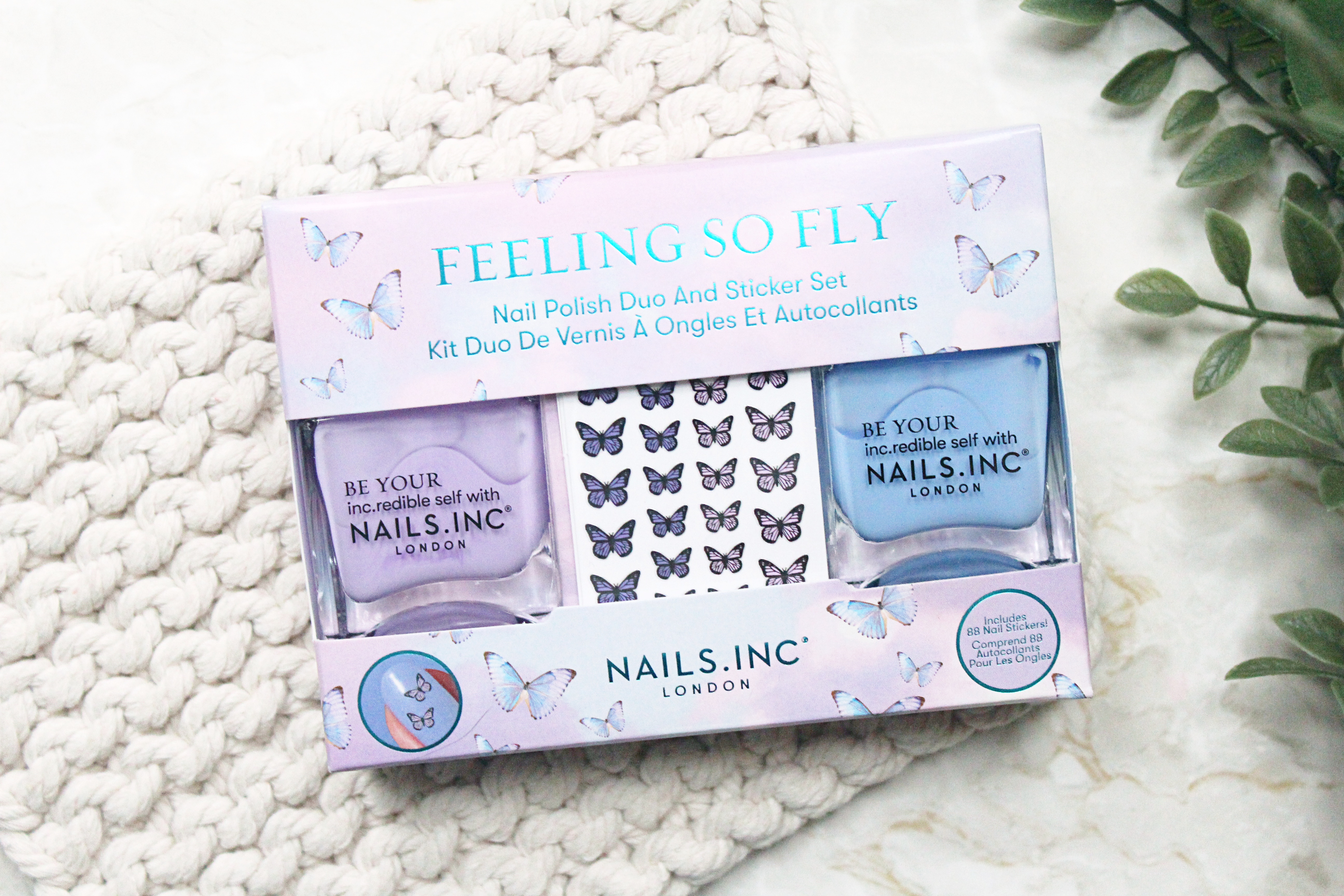 Nails Inc Feeling So Fly Nail Polish & Sticker Set Review