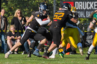 Sportfotografie American Football Münster Blackhawks Olaf Kerber