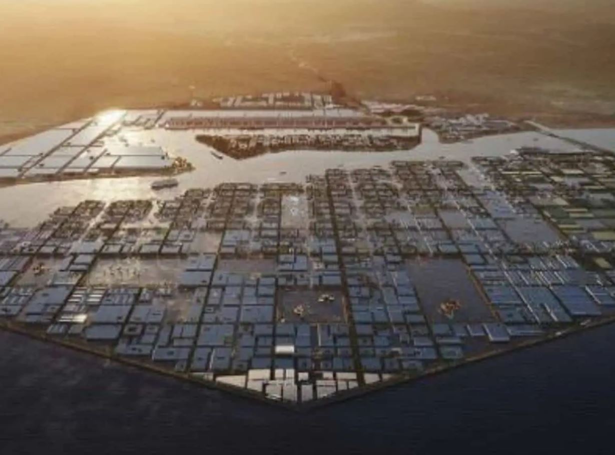 محمد بن سلمان يعلن عن إنشاء أكبر OXAGON تجمع صناعي وهيكل عائم في العالم