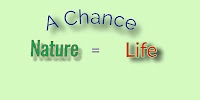A chance in nature equals life