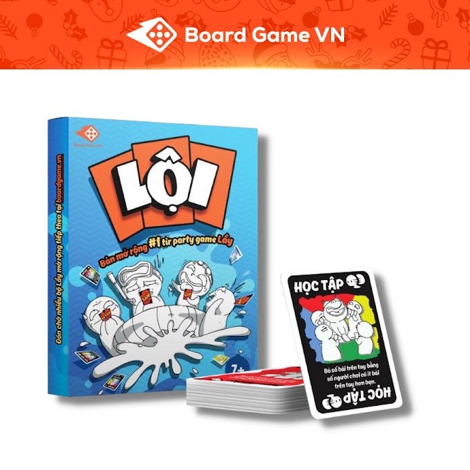 Mall Shop [ boardgamevn ] Combo thẻ bài Lầy- Lội- Lên - Party game (có bán thêm Bọc bài-100 bọc) - Board Game VN