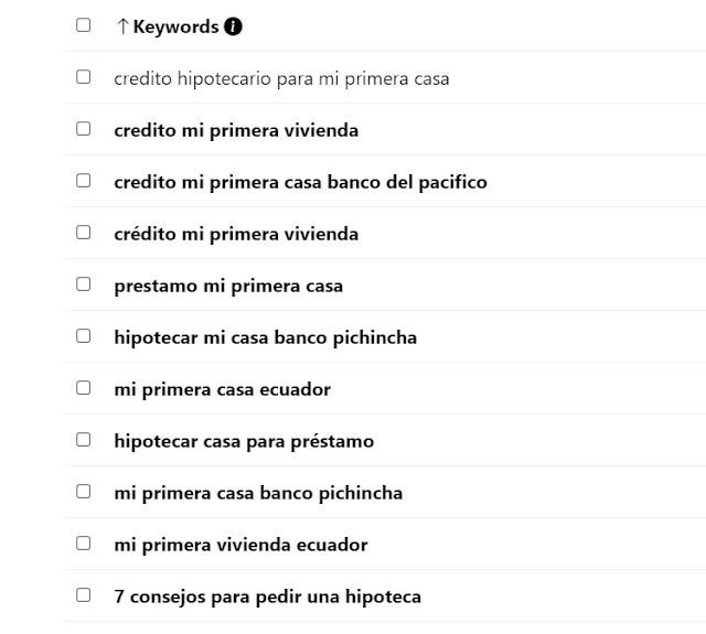 En este caso utilizaremos unas herramientas para encontrar las palabras clave. La nativa de Google es Keyword Planner de Google Ads o tambien alternativas como Keyword Tool IO.