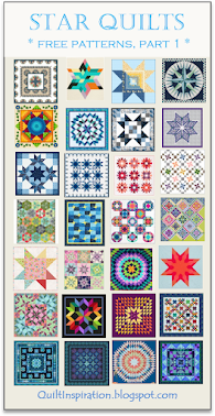 Free patterns! Star quilts (CLICK!)