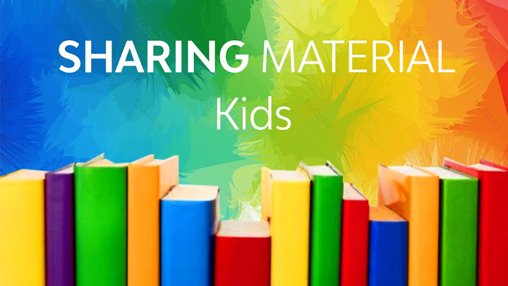 Sharing Material Kids