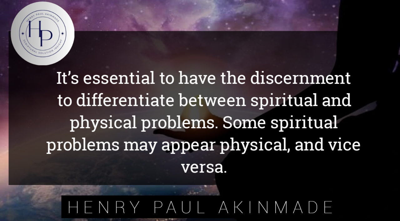 THE SOLUTION IS SPIRITUAL! HOW TRUE?