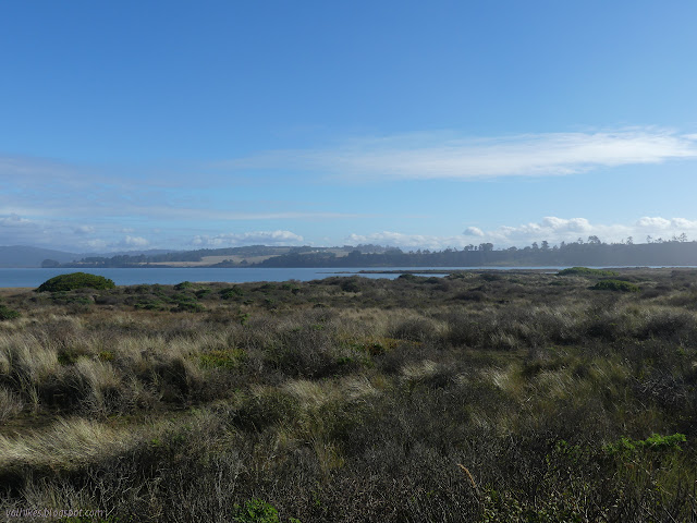 27: bay and cliffs and fields