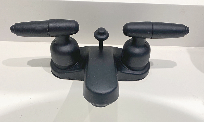 Painted Bathroom Faucets