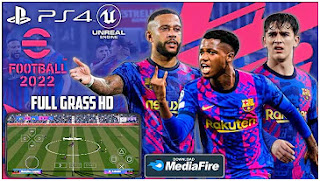 Download PES 2022 English Version PPSSPP Real Face Edition Best HD Graphics And New jersey