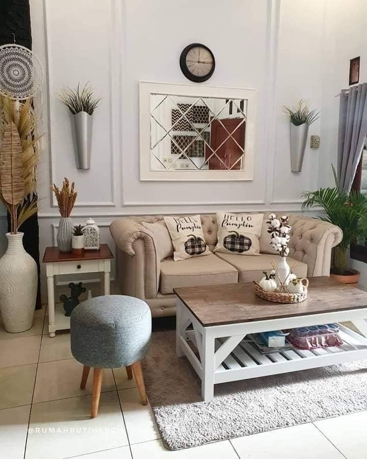 Dekorasi furnitur ruang tamu minimalis