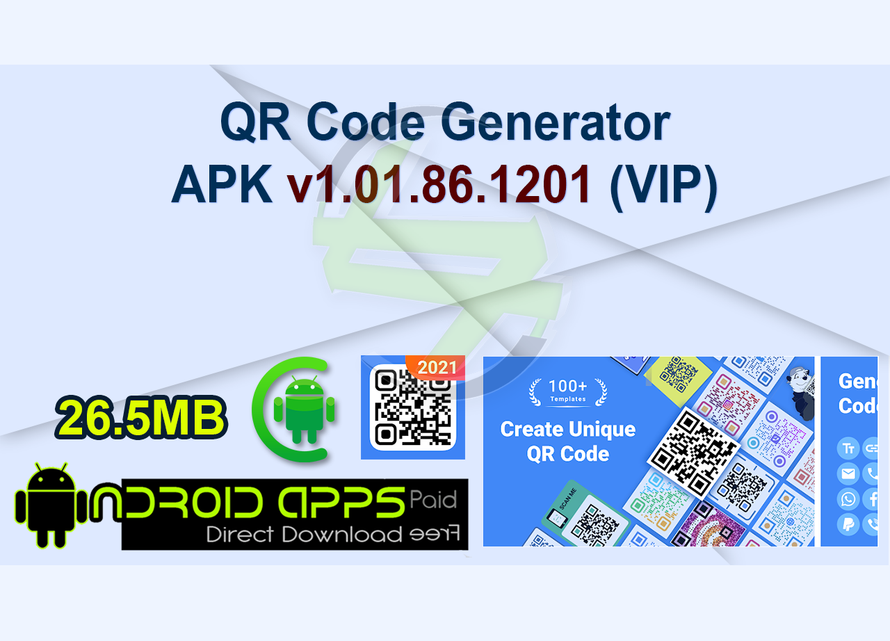 QR Code Generator APK v1.01.86.1201 (VIP)