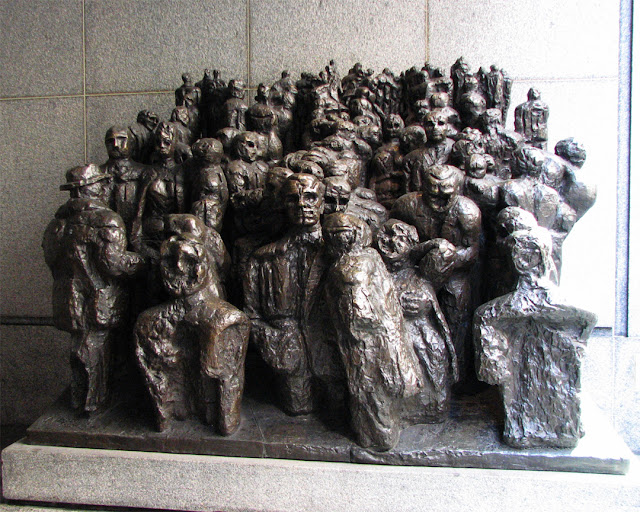 The Crowd by Raymond Mason, Madison Avenue, New York