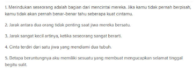 kata-kata mutiara untuk kekasih yang jauh