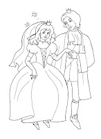prince and princess coloring pages