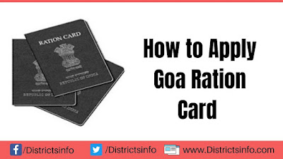 Goa Ration Card Online