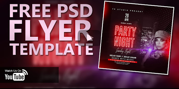 Ladies Night Club Free PSD Flyer Template