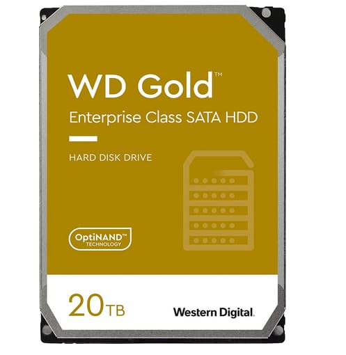 Western Digital 20TB WD Gold SATA Internal Hard Drive HDD
