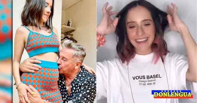Hija de Ricardo Montaner se pintó el cabello estando embarazada poniendo en riesgo al bebé