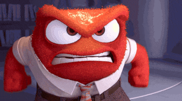 Anger from Inside Out getting really mad