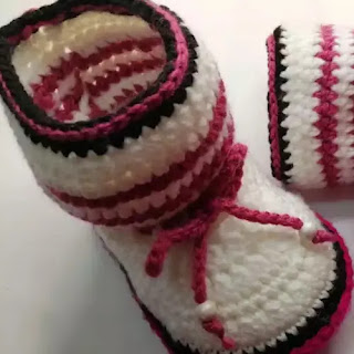 Pantuflas de Bebé a Crochet