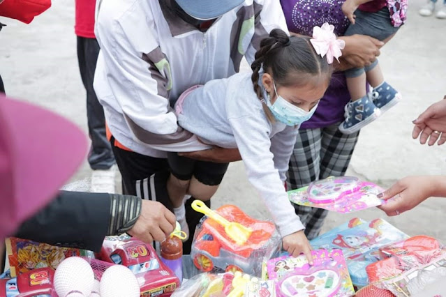 Se dibujaron 25 mil sonrisas en Atlixco el día de Reyes